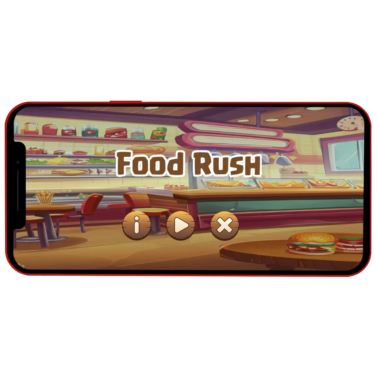 Food rush game App